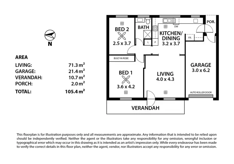 Floorplan of Homely house listing, 2/41 Elizabeth Street, Eastwood SA 5063