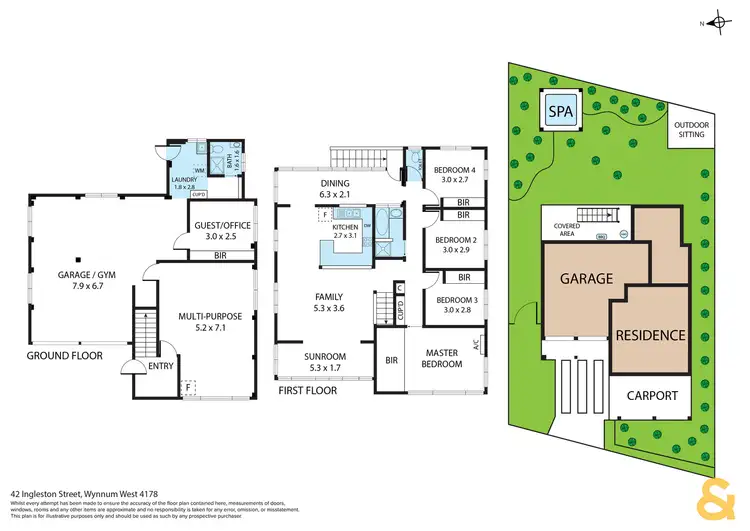 Floorplan of Homely house listing, 42 Ingleston Street, Wynnum West QLD 4178