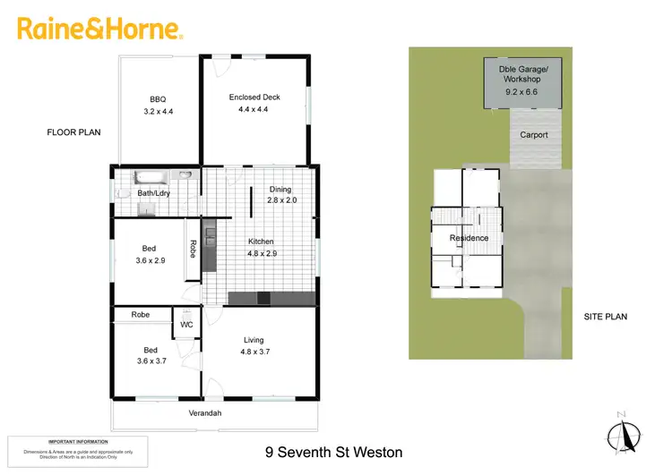Floorplan of Homely house listing, 9 Seventh Street, Weston NSW 2326