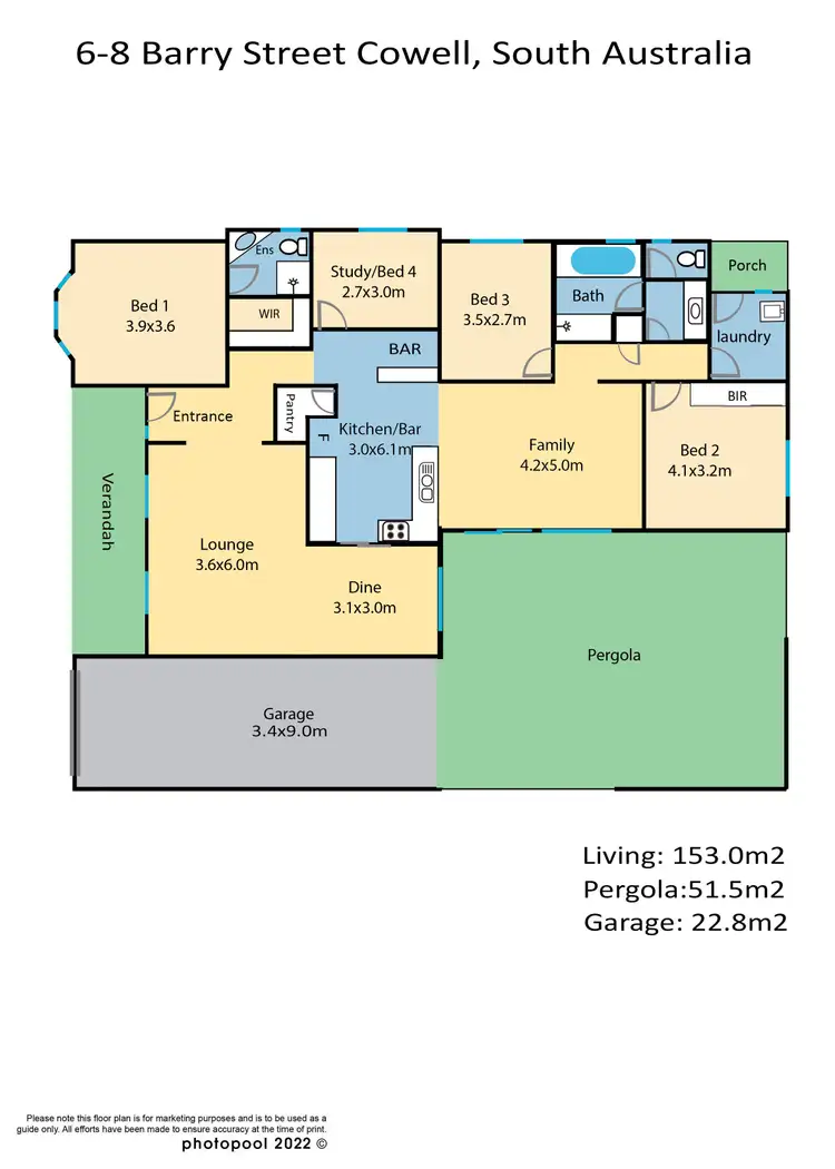 Floorplan of Homely house listing, 6-8 Barry Street, Cowell SA 5602