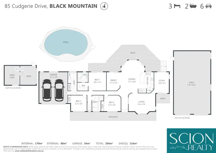 Floorplan of Homely rural property listing, 85 Cudgerie Drive, Black Mountain QLD 4563