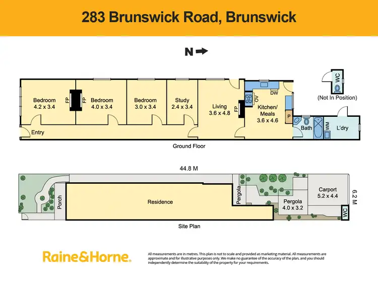Floorplan of Homely house listing, 283 Brunswick Road, Brunswick VIC 3056