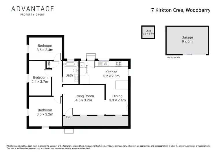Floorplan of Homely house listing, 7 Kirkton Crescent, Woodberry NSW 2322