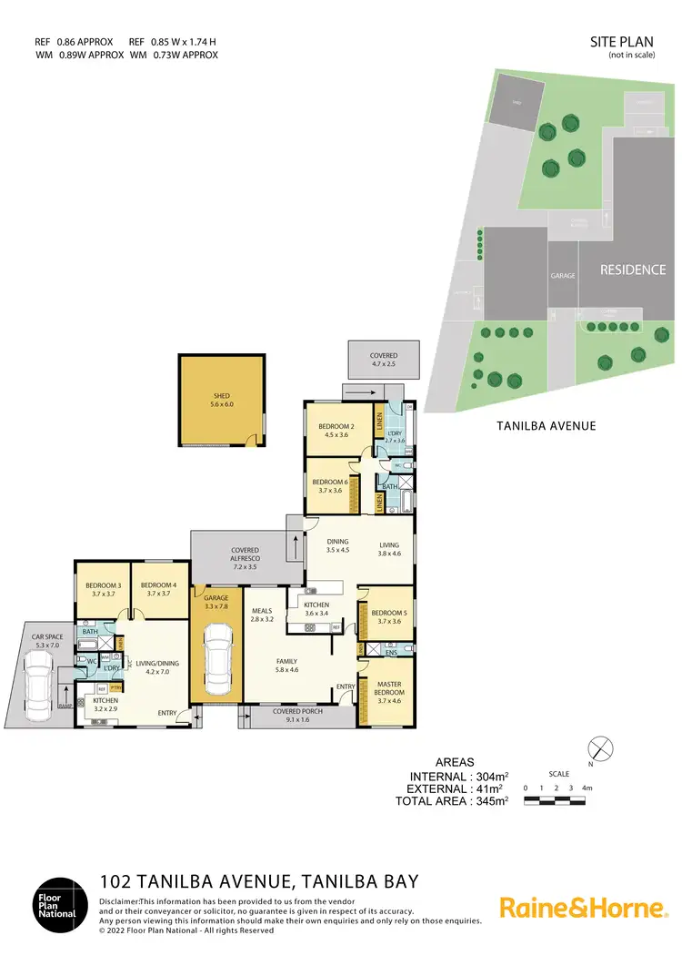 Floorplan of Homely house listing, 102 Tanilba Avenue, Tanilba Bay NSW 2319