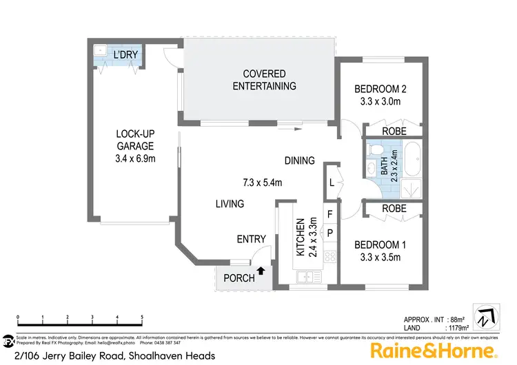 Floorplan of Homely villa listing, 2/106 Jerry Bailey Road,, Shoalhaven Heads NSW 2535