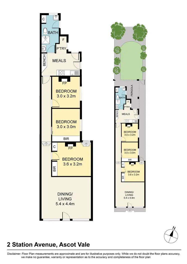Floorplan of Homely house listing, 2 Station Avenue, Ascot Vale VIC 3032