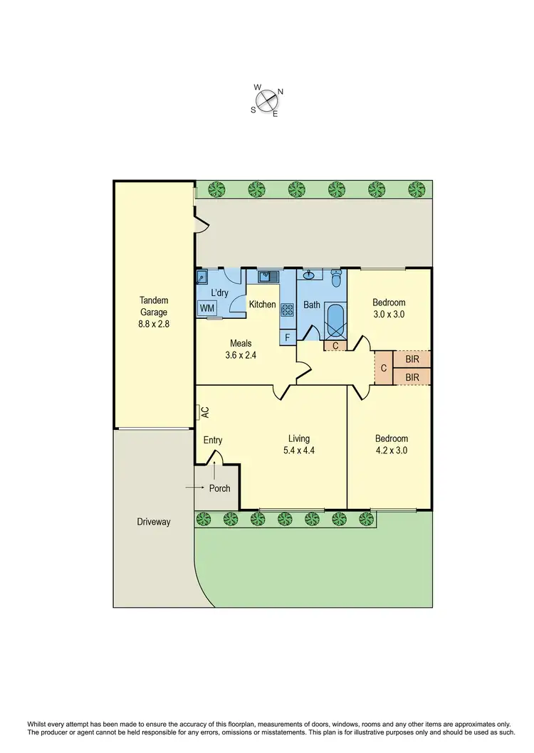Floorplan of Homely villa listing, 2/438-440 Nepean Highway, Parkdale VIC 3195