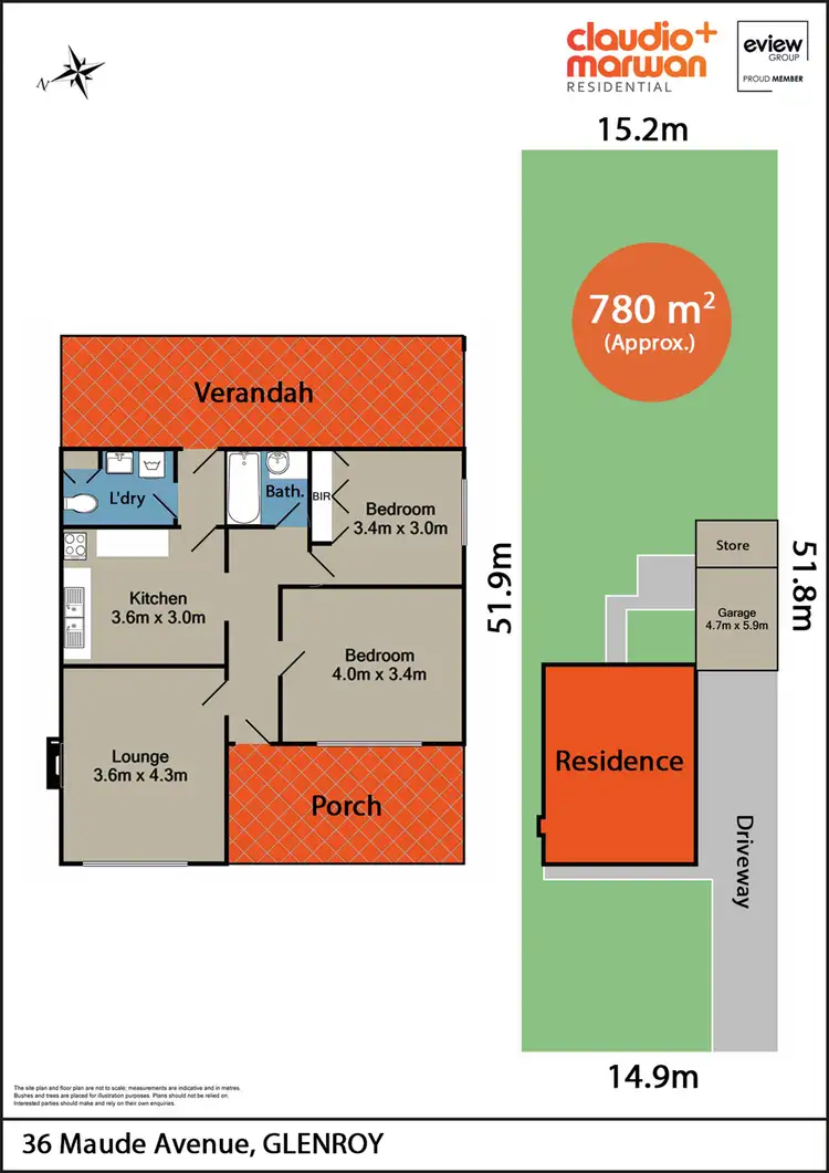 Floorplan of Homely house listing, 2&3/116 Maude Avenue, Glenroy VIC 3046