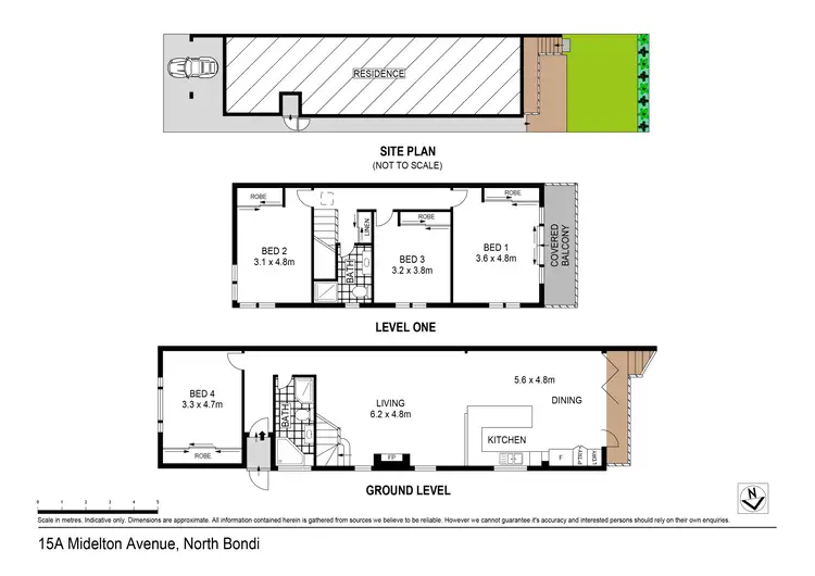 Floorplan of Homely house listing, 15A Midelton Avenue, North Bondi NSW 2026