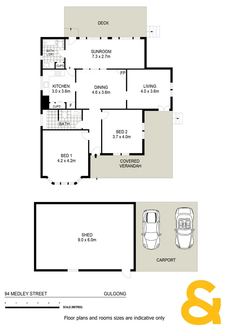 Floorplan of Homely house listing, 94 Medley Street, Gulgong NSW 2852