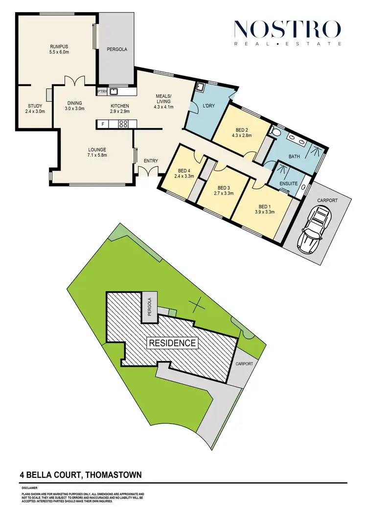 Floorplan of Homely house listing, 4 Bella Court, Thomastown VIC 3074