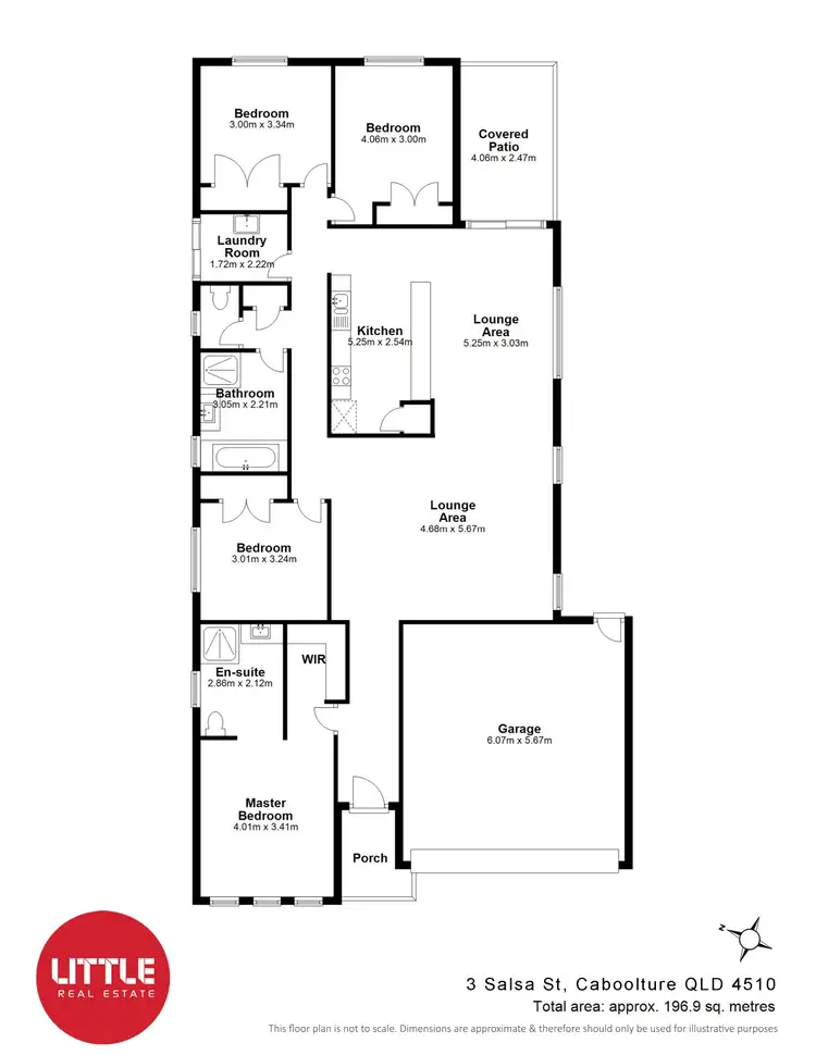 Floorplan of Homely house listing, 3 Salsa Street, Caboolture QLD 4510