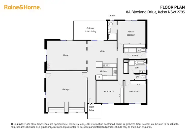 Floorplan of Homely house listing, 8A Blaxland Drive, Llanarth NSW 2795