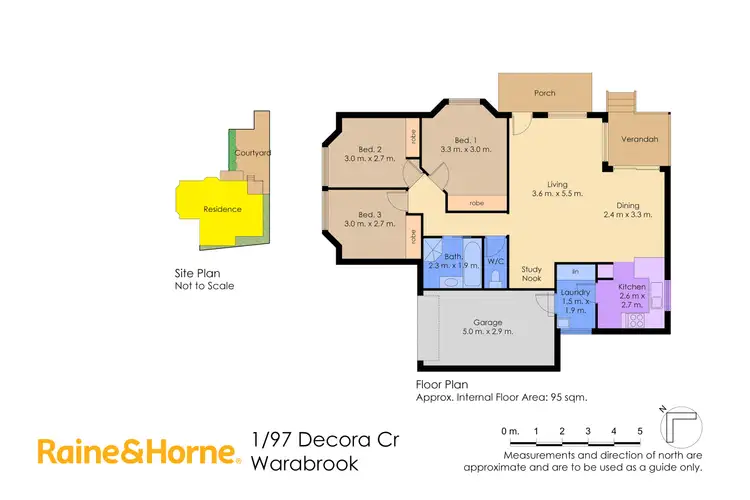Floorplan of Homely villa listing, Unit 1/97 Decora Crescent, Warabrook NSW 2304