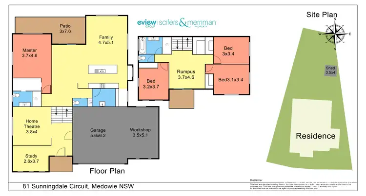 Floorplan of Homely house listing, 81 Sunningdale Circuit, Medowie NSW 2318