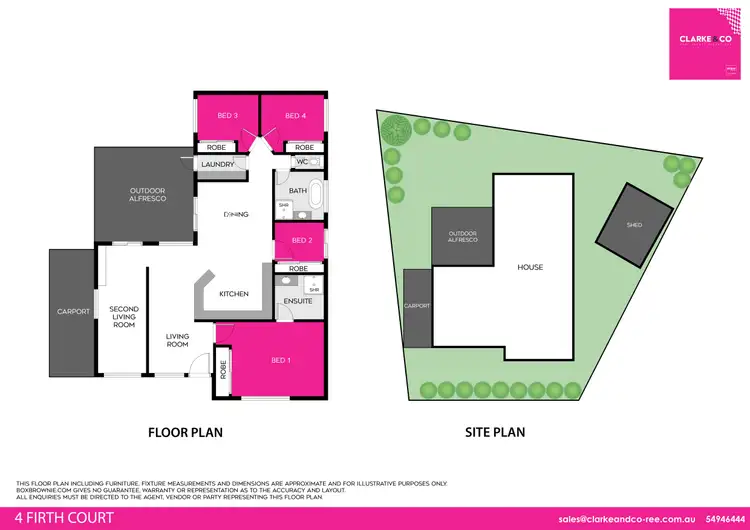 Floorplan of Homely house listing, 4 Firth Court, Landsborough QLD 4550