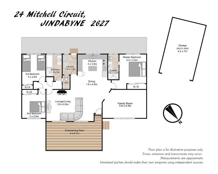 Floorplan of Homely house listing, 24 Mitchell Circuit, Jindabyne NSW 2627