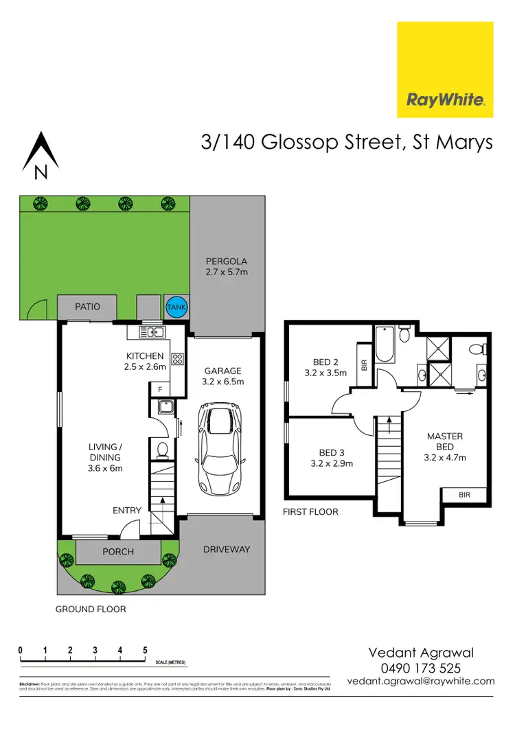 Floorplan of Homely townhouse listing, 3/140 Glossop Street, St Marys NSW 2760