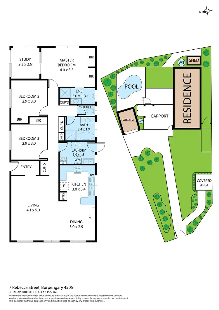 Floorplan of Homely house listing, 7 Rebecca Street, Burpengary QLD 4505
