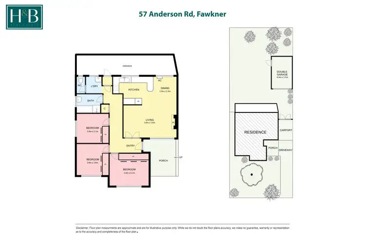 Floorplan of Homely house listing, 57 Anderson Road, Fawkner VIC 3060