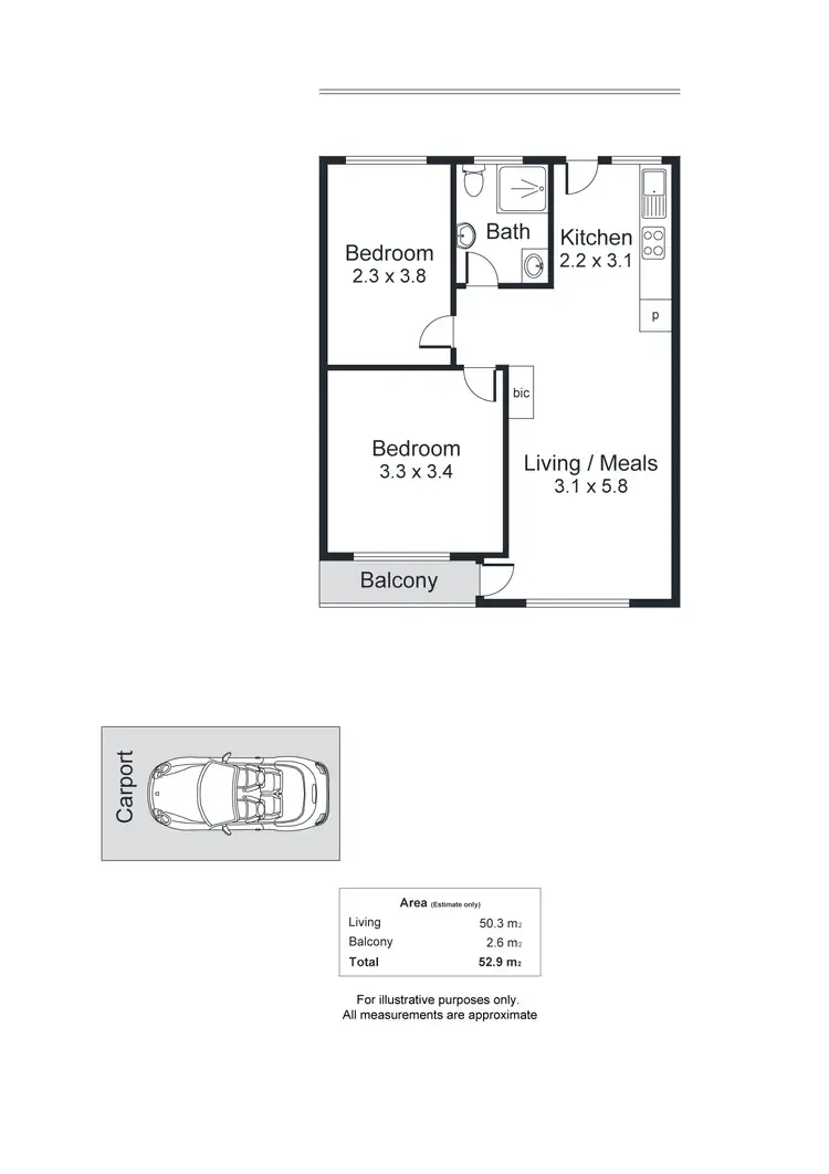 Floorplan of Homely unit listing, 7/897 Marion Road, Mitchell Park SA 5043