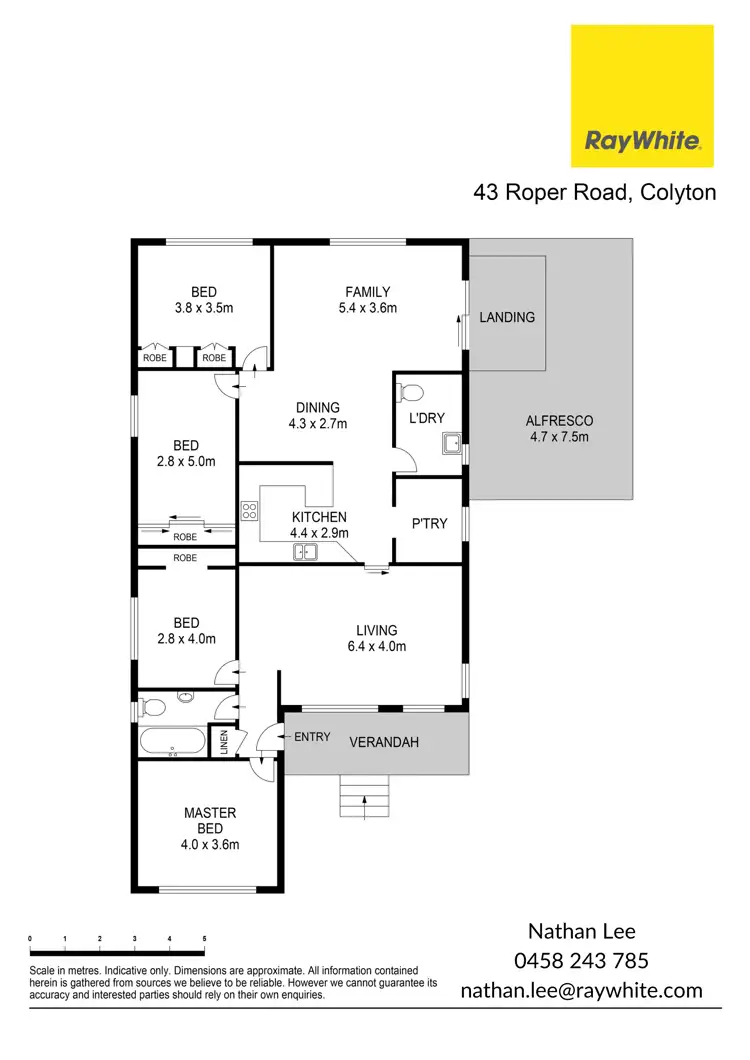 Floorplan of Homely house listing, 43 Roper Road, Colyton NSW 2760