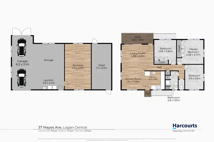 Floorplan of Homely house listing, 37 Mayes Avenue, Logan Central QLD 4114