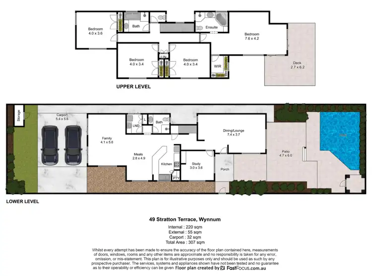 Floorplan of Homely house listing, 49 Stratton Terrace, Wynnum QLD 4178