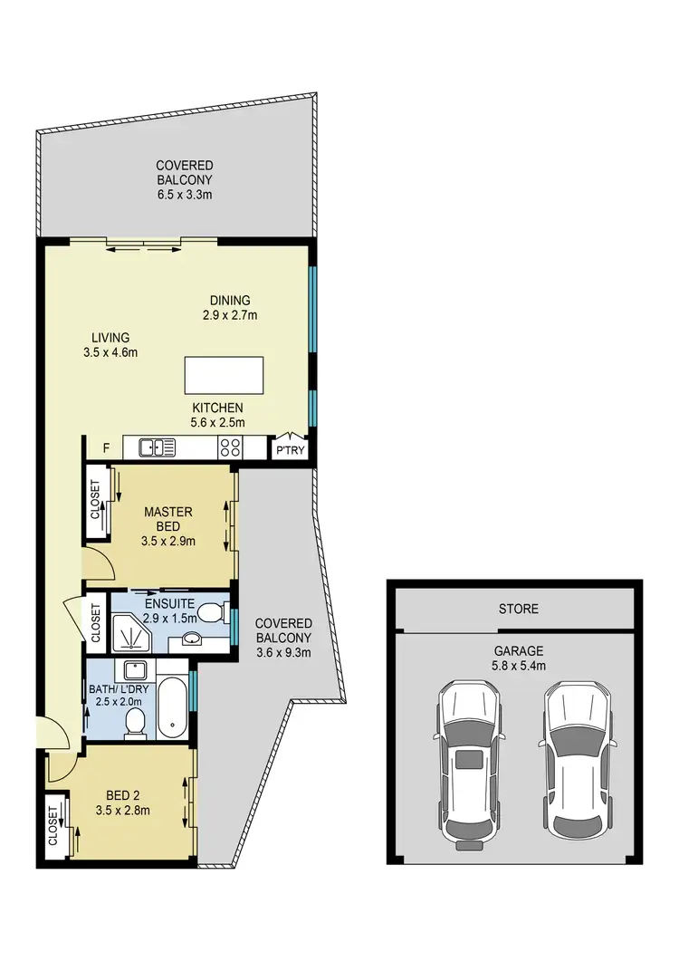 Floorplan of Homely unit listing, 7/44-48 Julia Street, Wavell Heights QLD 4012