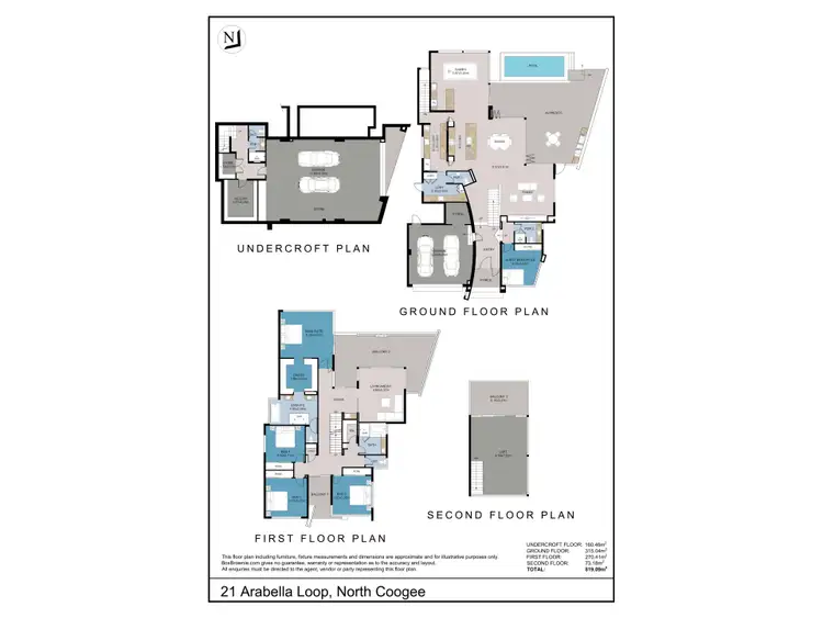 Floorplan of Homely house listing, 21 Arabella Loop, North Coogee WA 6163