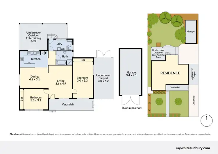 Floorplan of Homely house listing, 6 Hume Street, Sunbury VIC 3429