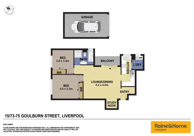 Floorplan of Homely unit listing, 15/73 Goulburn Street, Liverpool NSW 2170