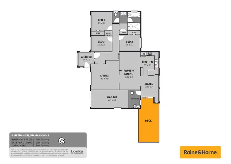 Floorplan of Homely house listing, 4 Meehan Drive, Kiama Downs NSW 2533