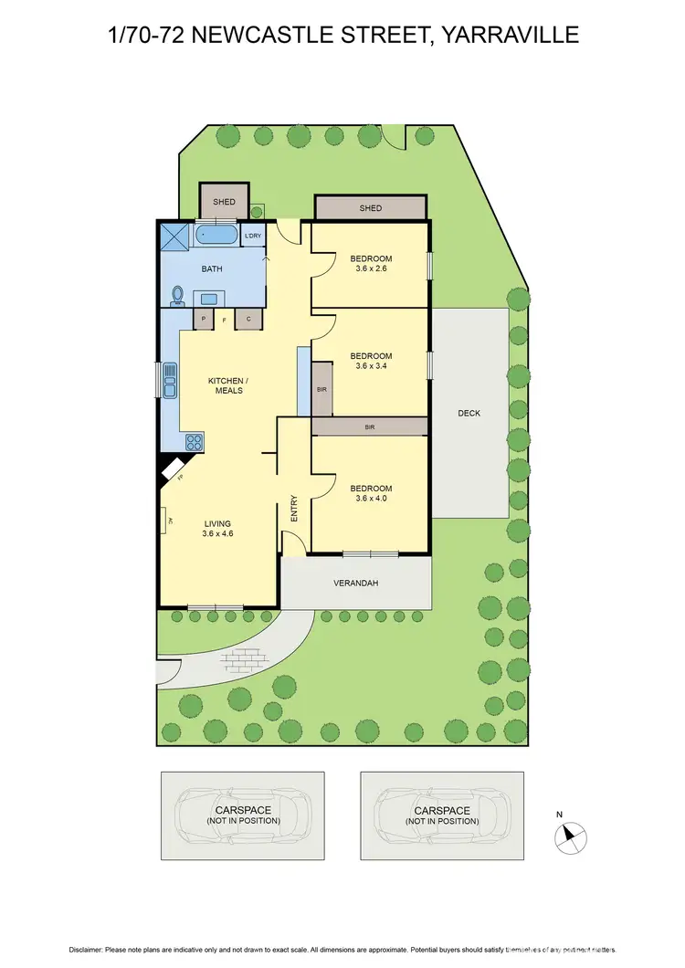 Floorplan of Homely house listing, 1/70 Newcastle Street, Yarraville VIC 3013
