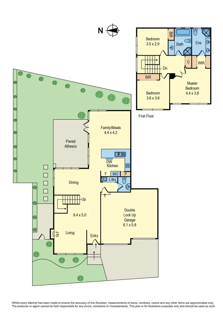 Floorplan of Homely house listing, 13 Carnoustie Parade, Heatherton VIC 3202