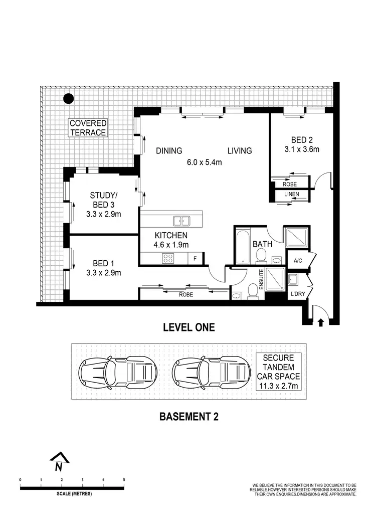 Floorplan of Homely unit listing, 3406/39 Rhodes Street, Hillsdale NSW 2036