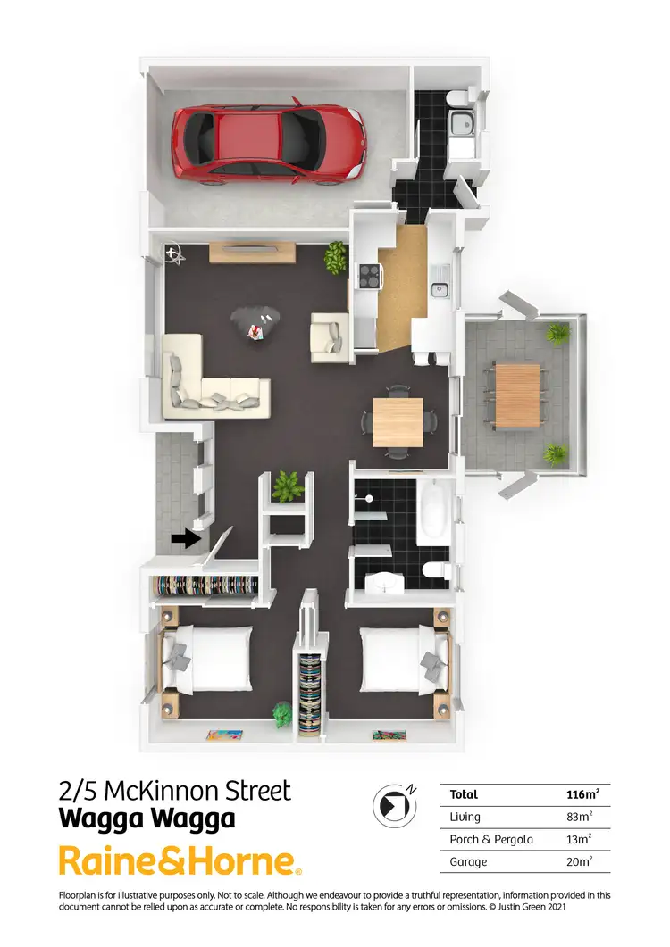 Floorplan of Homely house listing, 2/5 McKinnon Street, Wagga Wagga NSW 2650