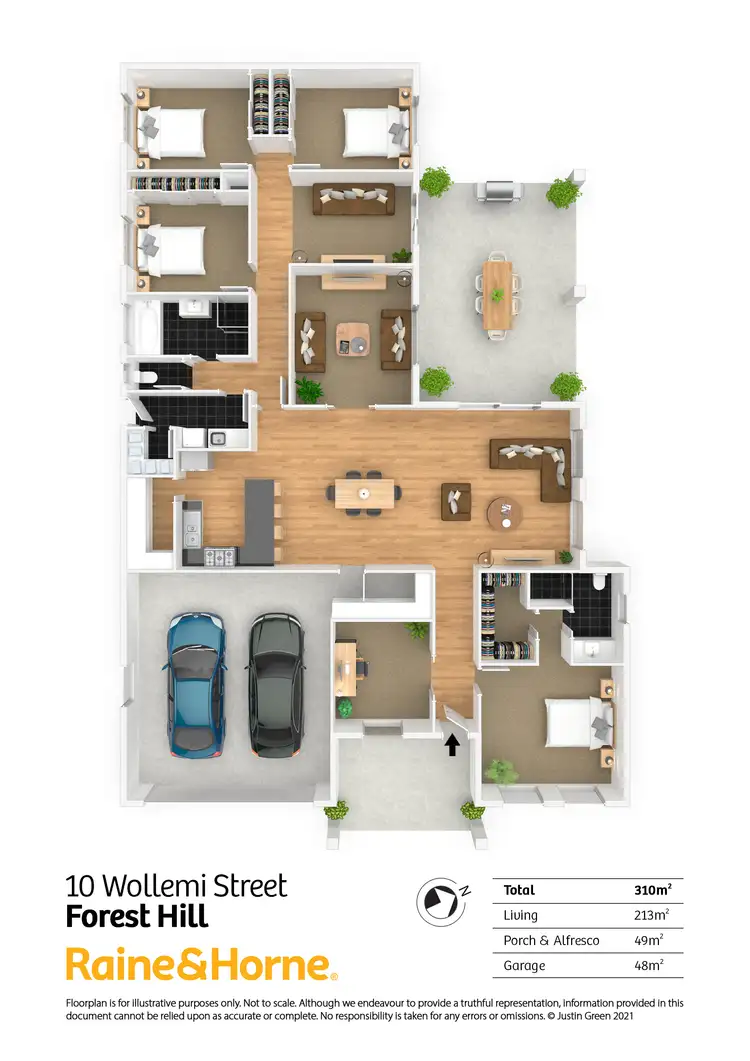 Floorplan of Homely house listing, 10 Wollemi Street, Forest Hill NSW 2651