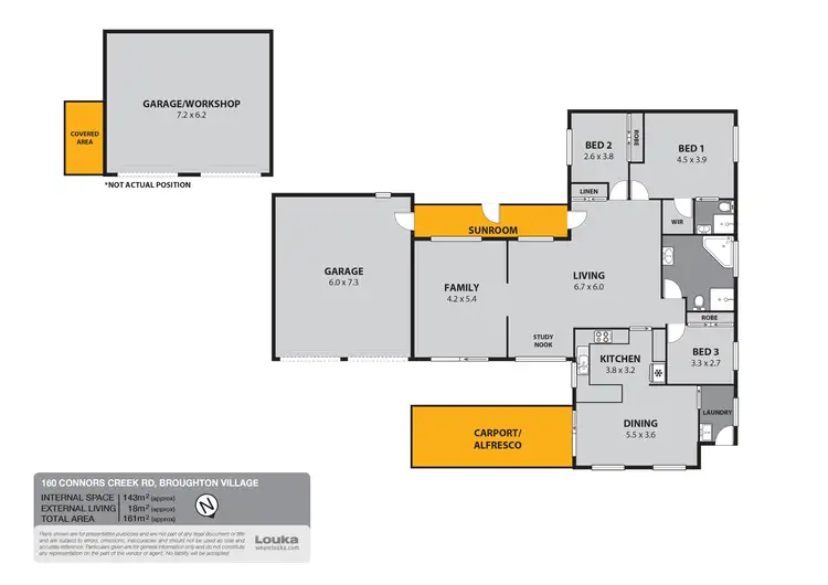 Floorplan of Homely rural property listing, 160 Connors Creek Road, Broughton Village NSW 2534