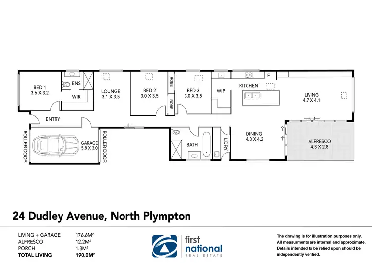 Floorplan of Homely house listing, 24 Dudley Avenue, North Plympton SA 5037