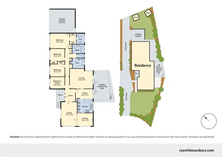 Floorplan of Homely house listing, 9 Narani Court, Sunbury VIC 3429