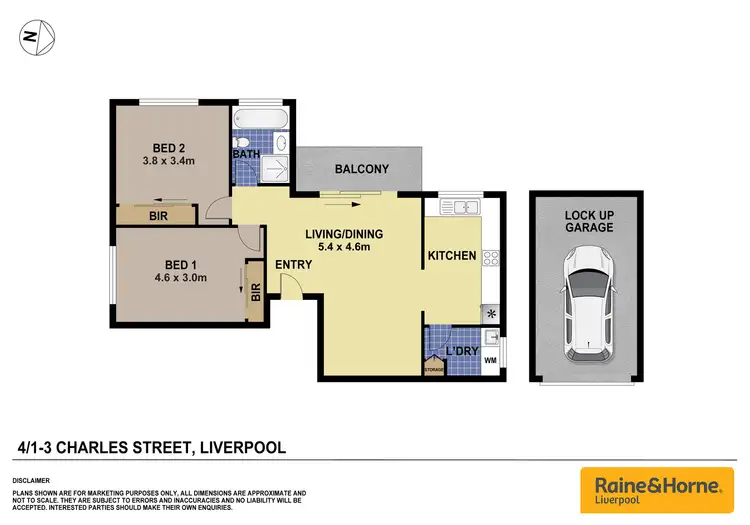 Floorplan of Homely unit listing, 4/1-3 Charles Street, Liverpool NSW 2170
