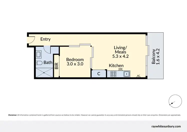 Floorplan of Homely apartment listing, 108/19 Russell Street, Essendon VIC 3040