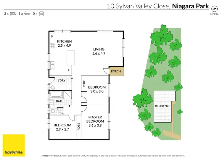 Floorplan of Homely house listing, 10 Sylvan Valley Close, Niagara Park NSW 2250