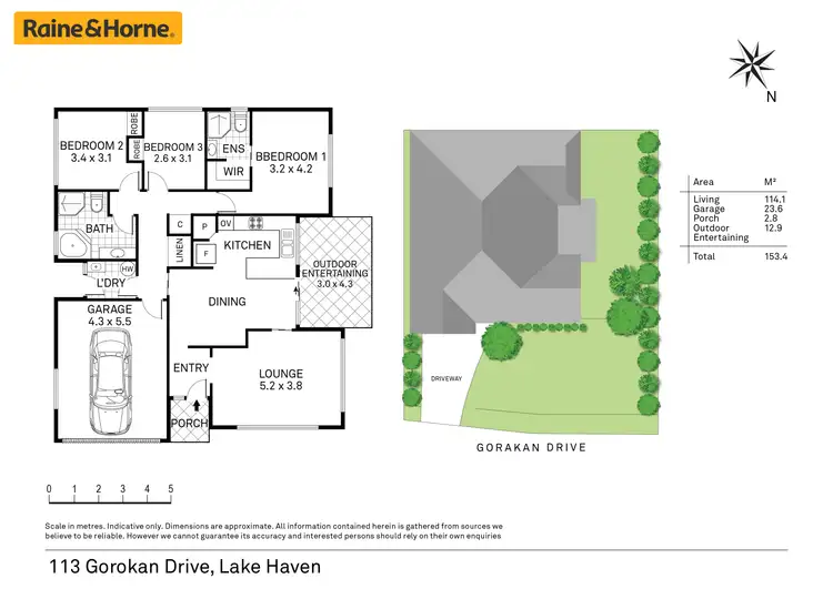 Floorplan of Homely house listing, 113 Gorokan Drive, Lake Haven NSW 2263