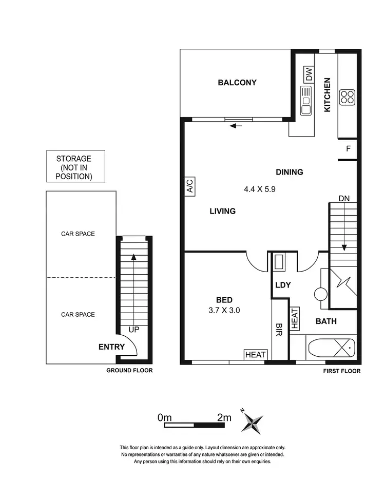 Floorplan of Homely unit listing, 4/129 Albert Street, Brunswick VIC 3056