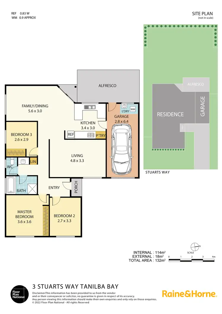 Floorplan of Homely house listing, 3 Stuarts Way, Tanilba Bay NSW 2319