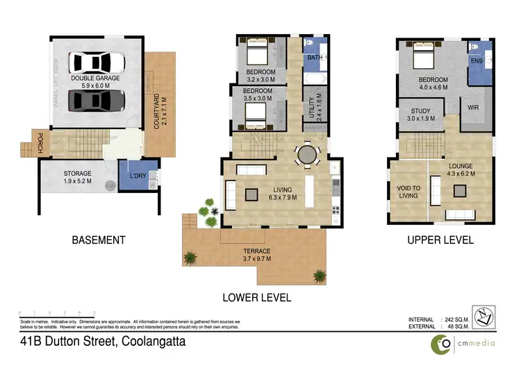 Floorplan of Homely townhouse listing, 41B Dutton Street, Coolangatta QLD 4225
