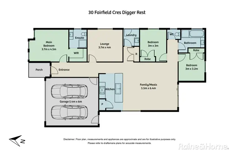 Floorplan of Homely house listing, 30 Fairfield Crescent, Diggers Rest VIC 3427