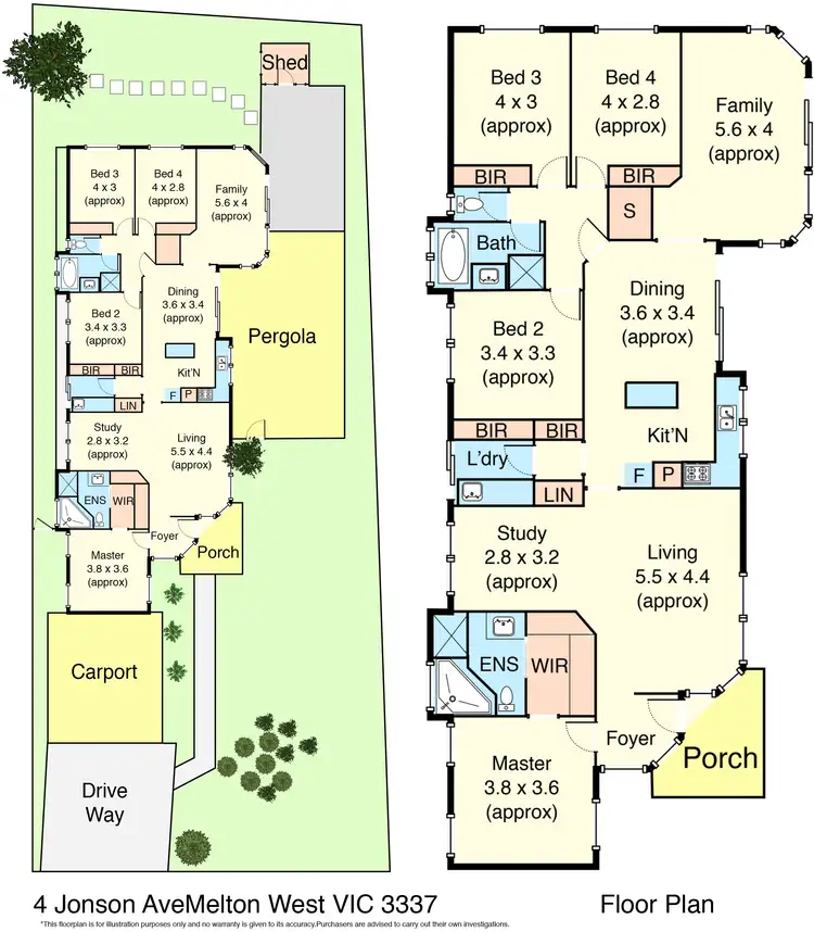 Floorplan of Homely house listing, 4 Jonson Avenue, Melton West VIC 3337